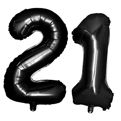 40 21 Geburtstagsfeier Liefert Dekorationen Glitzerballons Zahlen Heliumballons Ballons Aus Aluminium Schwarze Zahlenballons 30 Ballonnummern Neu Geschenk Romantisch Liebhaber von CIMAXIC