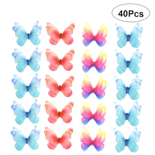 CIMAXIC 40 Stück Haardekoration schmetterlinge haarschmuck Gauze Dekoration Stickerei Schmetterlingsverzierungen Braut Dekorationen geformt Kleidung Party Wäschdekoration Ohrringe Material CIMAXIC 40 Stück Haardekoration schmetterlinge haarschmuck Gauze Dekoration Stickerei Schmetterlingsverzierungen Braut Dekorationen geformt Kleidung Party Wäschdekoration Ohrringe Material von CIMAXIC