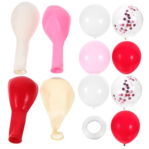 CIMAXIC 40 Stück valentinstag ballon Junggesellin Fest Abschlussball Girlande aus pastellfarbenen Luftballons Burgund Valentinstag Dekoration Ballondekor Ballon zum Valentinstag Emulsion CIMAXIC 40 Stück valentinstag ballon Junggesellin Fest Abschlussball Girlande aus pastellfarbenen Luftballons Burgund Valentinstag Dekoration Ballondekor Ballon zum Valentinstag Emulsion von CIMAXIC
