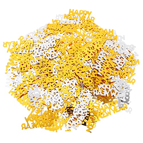 Silvester Party Konfetti 450 Stück Kunststoff Glänzend Gold Silber Kombination Für Feiern Silvester Party Konfetti 450 Stück Kunststoff Glänzend Gold Silber Kombination Für Feiern von CIMAXIC