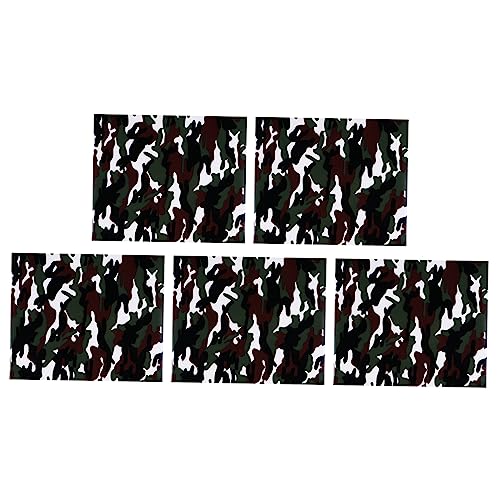 CIMAXIC 5 Blätter Beschriftungsfolie Überweisen Für Kleidung Wärmeübertragungsfolie Transferfolie Camouflage-wärmeübertragungsmembran Pu CIMAXIC 5 Blätter Beschriftungsfolie Überweisen Für Kleidung Wärmeübertragungsfolie Transferfolie Camouflage-wärmeübertragungsmembran Pu von CIMAXIC