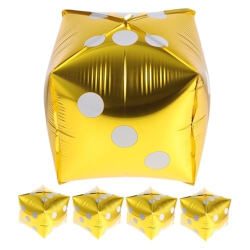 CIMAXIC 5 Stück Ballon Dekorationen Gemeinschaft riesige Geburtstag Blau Rot balloons balongas spielwürfel dekoration party Partygeschenke aufblasbare Aluminiumfolie Golden CIMAXIC 5 Stück Ballon Dekorationen Gemeinschaft riesige Geburtstag Blau Rot balloons balongas spielwürfel dekoration party Partygeschenke aufblasbare Aluminiumfolie Golden von CIMAXIC