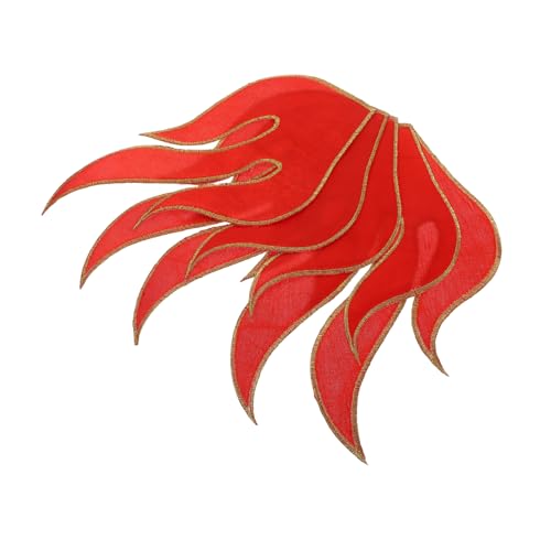 CIMAXIC 5 Stück Gestickter Flammenaufnäher Bügelflicken Für Kleidung Aufnäher Mit Buchstaben Aufnähen Hutflecken Gestickte Aufnäher Nähen Dekorative Gestickte Applikation Rot Stickgarn CIMAXIC 5 Stück Gestickter Flammenaufnäher Bügelflicken Für Kleidung Aufnäher Mit Buchstaben Aufnähen Hutflecken Gestickte Aufnäher Nähen Dekorative Gestickte Applikation Rot Stickgarn von CIMAXIC