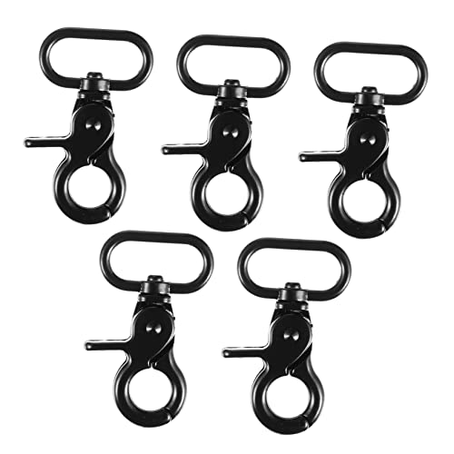 CIMAXIC 5 Stück Haken Schnalle Gürtel Clips Federverschlüsse Drehverschluss Zinklegierung Schwarz CIMAXIC 5 Stück Haken Schnalle Gürtel Clips Federverschlüsse Drehverschluss Zinklegierung Schwarz von CIMAXIC