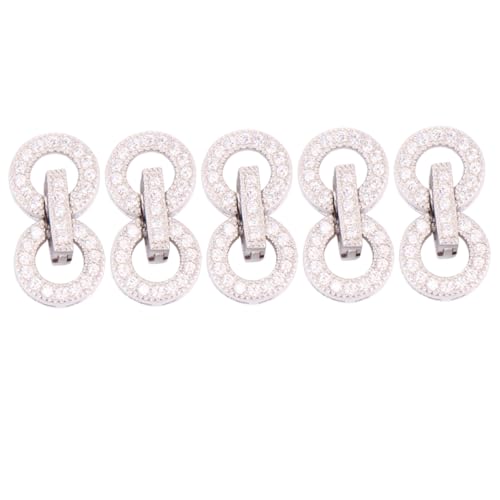 CIMAXIC 5 Stück Schmuckherstellung Verschluss Halskettenverschlüsse Armbandverschlüsse Halsketten Ketten Anhänger Halskette Verbindungsverschluss Bandschnalle DIY Schnalle Silber CIMAXIC 5 Stück Schmuckherstellung Verschluss Halskettenverschlüsse Armbandverschlüsse Halsketten Ketten Anhänger Halskette Verbindungsverschluss Bandschnalle DIY Schnalle Silber von CIMAXIC