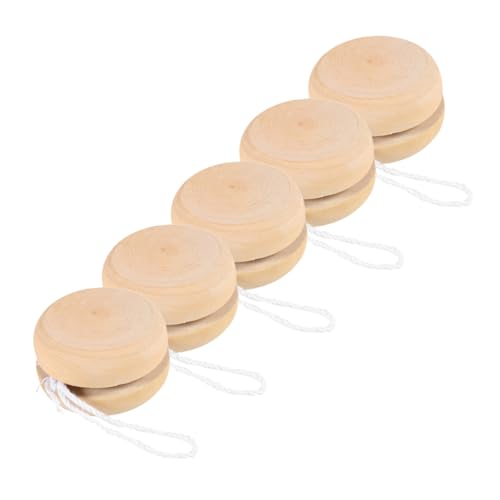 CIMAXIC 5 Stück Unbemalte Holz Yo Yo Bälle zum Selbergestalten Diy Graffiti für Unbeschichtete Bastelgeschenke für Spiele und Freizeit CIMAXIC 5 Stück Unbemalte Holz Yo Yo Bälle zum Selbergestalten Diy Graffiti für Unbeschichtete Bastelgeschenke für Spiele und Freizeit von CIMAXIC