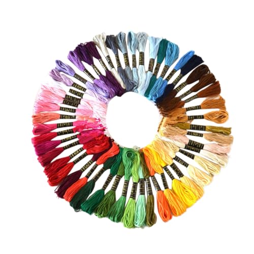 CIMAXIC 50 Stück Kreuzstichfaden Kreuzstich-set Stickerei-kits Kreuzstichpackungen Bausatz Stich-kit Stickerei Seide Bausätze Stickgarn in Regenbogenfarben Kreuzen Fäden Kreuzstichlinie CIMAXIC 50 Stück Kreuzstichfaden Kreuzstich-set Stickerei-kits Kreuzstichpackungen Bausatz Stich-kit Stickerei Seide Bausätze Stickgarn in Regenbogenfarben Kreuzen Fäden Kreuzstichlinie von CIMAXIC