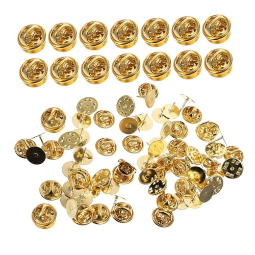 CIMAXIC 50Sätze Pin Rückseiten für Broschen Krawattennadeln und Abzeichen Praktische Stiftverriegelung für Schmuckherstellung und DIY Projekte Leicht und Handlich CIMAXIC 50Sätze Pin Rückseiten für Broschen Krawattennadeln und Abzeichen Praktische Stiftverriegelung für Schmuckherstellung und DIY Projekte Leicht und Handlich von CIMAXIC