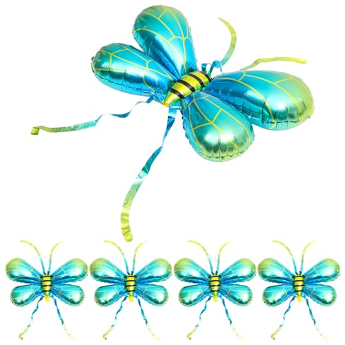 CIMAXIC 5St Flügel Dekorationen Ballonaufblasgerät elektrisch geführter Ballon hühner kinderknallzeug luftballons Cosplay -Requisite Bienenflügel-Aluminiumfolienballon Blue CIMAXIC 5St Flügel Dekorationen Ballonaufblasgerät elektrisch geführter Ballon hühner kinderknallzeug luftballons Cosplay -Requisite Bienenflügel-Aluminiumfolienballon Blue von CIMAXIC