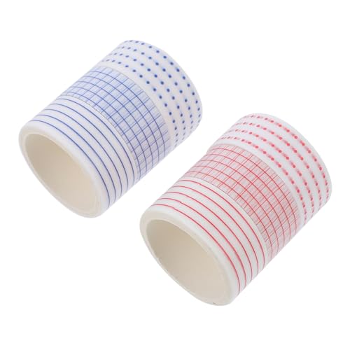 CIMAXIC 6 Rollen Klebeband Schmücken Farbig Dekoration Punkte Bunt Laminieren Diy-bänder Ästhetisch Streifen Dekorativ Aufkleber Weiß Mehrere Dauerhaft Rosa Klebrig Festivalgeschenk Papier von CIMAXIC