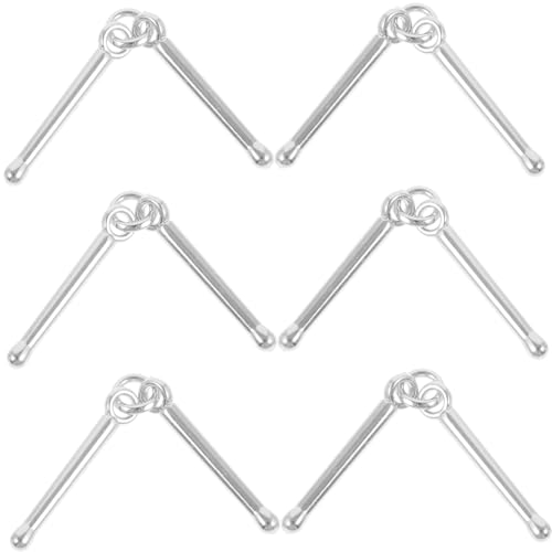 CIMAXIC 6 Stück Drumstick-Halskette bastelbedarf schmuckherstellung Schlagzeug Stock Anhänger Metall Anhänger Trommelstöcke als Anhänger DIY Trommelstöcke Anhänger Zinklegierung Silver von CIMAXIC