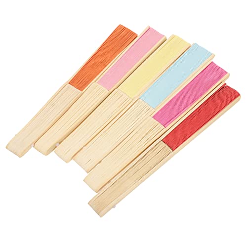 CIMAXIC 6 Stück Faltbarer Handfächer aus Papier und Diy Fächer für Kinderzimmerdekoration Party Accessoires und Kreative Bastelideen Bunten Farben CIMAXIC 6 Stück Faltbarer Handfächer aus Papier und Diy Fächer für Kinderzimmerdekoration Party Accessoires und Kreative Bastelideen Bunten Farben von CIMAXIC