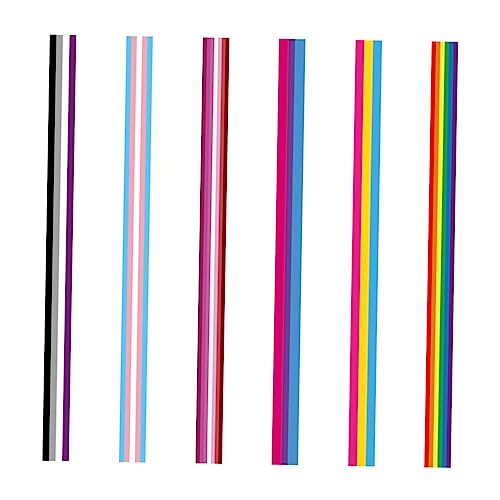 CIMAXIC 6 Stück Regenbogen Bänder Teiliges Dekorationsband für DIY Projekte für Geschenkverpackungen Haaraccessoires und Bastelarbeiten CIMAXIC 6 Stück Regenbogen Bänder Teiliges Dekorationsband für DIY Projekte für Geschenkverpackungen Haaraccessoires und Bastelarbeiten von CIMAXIC