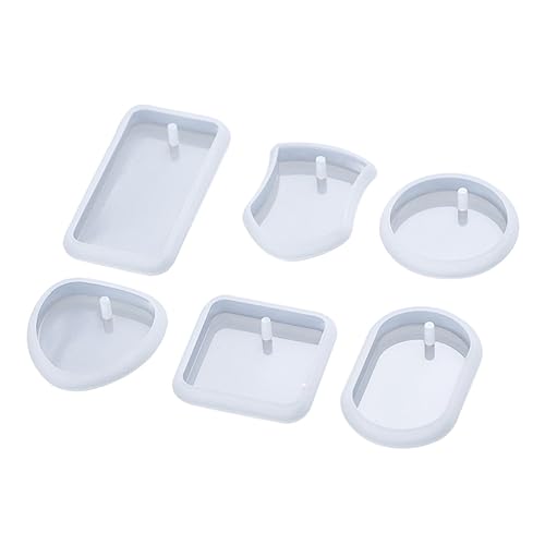 CIMAXIC 6 Stück Schlüsselanhänger Form Handguss-sets Paar Schmuck Quasten Schlüsselbundzubehör Schlüsselanhänger Zum Basteln Kette Nugget-schlüsselanhänger Schließe Hardware Kieselgel Weiß CIMAXIC 6 Stück Schlüsselanhänger Form Handguss-sets Paar Schmuck Quasten Schlüsselbundzubehör Schlüsselanhänger Zum Basteln Kette Nugget-schlüsselanhänger Schließe Hardware Kieselgel Weiß von CIMAXIC