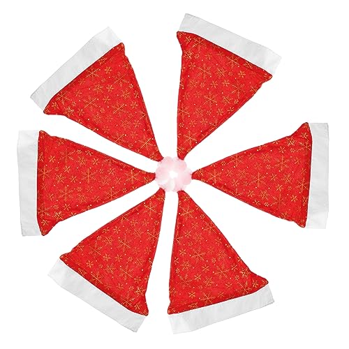 CIMAXIC Weihnachtsmannmütze Aus Samt Gestrickte Weihnachtsmütze Warme Mütze Für Damen Und Herren Für Weihnachtsfeiern Und Kostüme von CIMAXIC