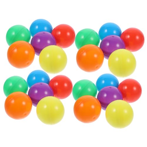 CIMAXIC 60 Stück Gacha-Ei-Hülle Jelly Bean Maschine Schubladen-Organizer Gummiballmaschine Arkade rundsteckhülsen kunststoffbehälter Behälter für Kapseln leerer Ball für Party Plastik CIMAXIC 60 Stück Gacha-Ei-Hülle Jelly Bean Maschine Schubladen-Organizer Gummiballmaschine Arkade rundsteckhülsen kunststoffbehälter Behälter für Kapseln leerer Ball für Party Plastik von CIMAXIC