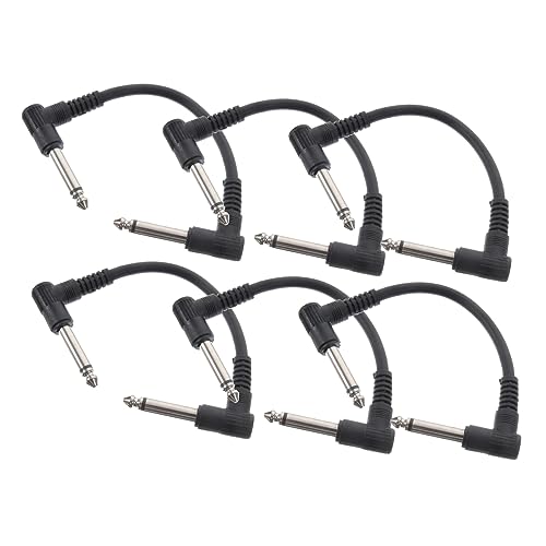 CIMAXIC 6Stücke Gitarren Patch Kabel Audiokabel für Gitarre Bass und Effektgeräte Strapazierfähiges Leicht und Kompakt für Musiker und Instrumente CIMAXIC 6Stücke Gitarren Patch Kabel Audiokabel für Gitarre Bass und Effektgeräte Strapazierfähiges Leicht und Kompakt für Musiker und Instrumente von CIMAXIC