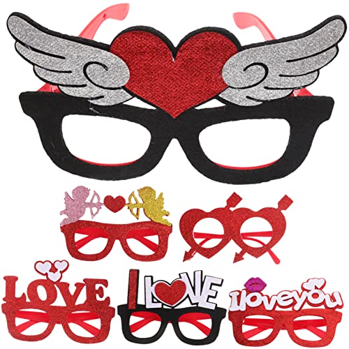 CIMAXIC 6Stücke Lustige Brille Für Valentinstag Herzform Partybrillen Für Erwachsene Für Feierlichkeiten Bachelorette Events Und Besondere Anlässe Langlebig Und Leicht CIMAXIC 6Stücke Lustige Brille Für Valentinstag Herzform Partybrillen Für Erwachsene Für Feierlichkeiten Bachelorette Events Und Besondere Anlässe Langlebig Und Leicht von CIMAXIC