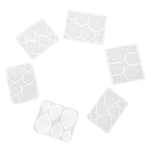 CIMAXIC 6Stücke Teiliges Silikonformen für Ohrringe DIY Epoxidharz Gießform für Anhänger und Schmuck Wiederverwendbar Einfach zu Entnehmen für Handwerksprojekte CIMAXIC 6Stücke Teiliges Silikonformen für Ohrringe DIY Epoxidharz Gießform für Anhänger und Schmuck Wiederverwendbar Einfach zu Entnehmen für Handwerksprojekte von CIMAXIC