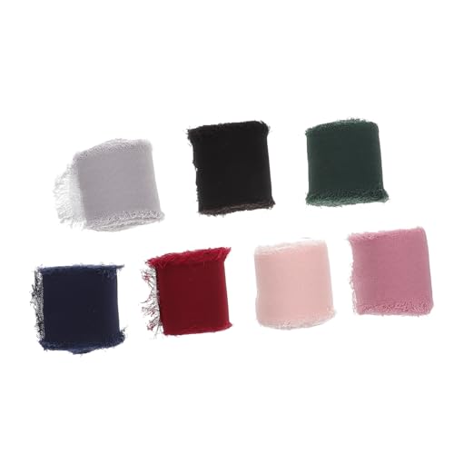 CIMAXIC 7 Rollen Blossom Binding -Gurte Spitzenband Schleife Bänder zum Verpacken grünes Band Dekorband seidenband ribbon pillowcases kleider Geschenkband Geschenkverpackungsband Polyester von CIMAXIC