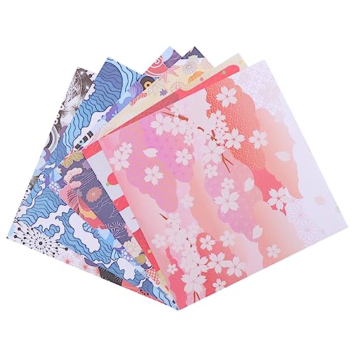 CIMAXIC 8 Packungen Origami -Material origami für manifold origami papierbasteln Faltpapier origami set Dekopapier DIY-Origami Origami -Papier quadratisches Papier Musterpapier von CIMAXIC
