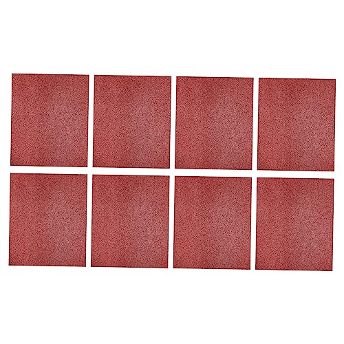 CIMAXIC 8 Stück Glitter-thermotransfer-gravur Beschriftungsfolie Selber Machen Diy -kleidungsfilm Wärmeübertragungsfolien Aus Vinyl Für Kleidung Transferfolien Selber Machen Pvc Rot von CIMAXIC
