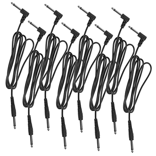 CIMAXIC 8 Stück Teiliges Gitarrenkabel Lange Schwarze Klinkenkabel mit Steckern Robust und Langlebig für Gitarre Bass und Audiogeräte CIMAXIC 8 Stück Teiliges Gitarrenkabel Lange Schwarze Klinkenkabel mit Steckern Robust und Langlebig für Gitarre Bass und Audiogeräte von CIMAXIC