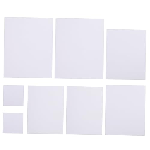 CIMAXIC 8 Stück gestreckte vorlagen schanierschablone zeichenplatte streichen zubehör painting zubehör Malerei Planke Skizzenblock malen Zeichentafel des Künstlers Baumwolle Weiß von CIMAXIC
