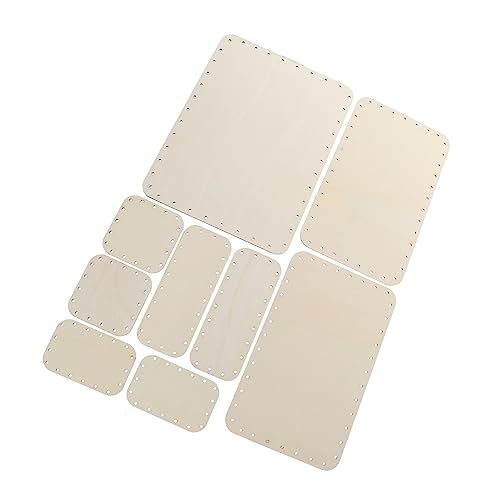 CIMAXIC 9 Stück poröse Holzspäne Stichworte Materialien für Bastelbedarf Hochzeit bastelholz holzspielsachen Holzhandwerk holzdielen bretter holzbretter selber machen Graffiti-Holzscheiben von CIMAXIC