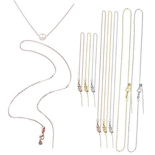 CIMAXIC 9Stücke Teiliges Multifunktionale Ketten für Schmuckherstellung Armbandketten Schlüsselbein und Sweater Chains für DIY Armbänder und Langlebig von CIMAXIC