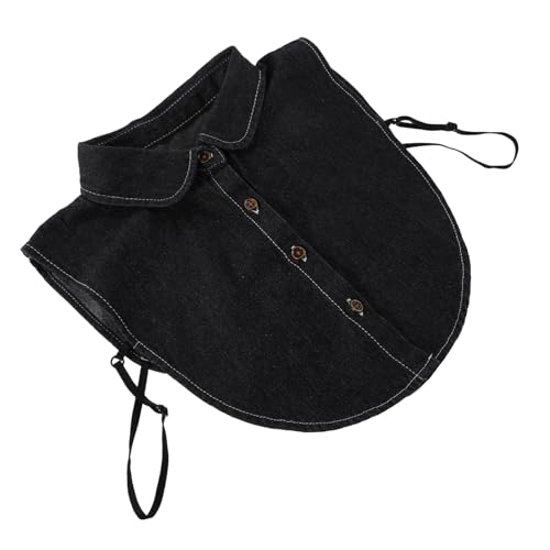 CIMAXIC Abnehmbarer Jeanskragen Für Damen: Halbhemdbluse, Gefälschter Kunstkragen, Einfarbig, Dekorative Bluse Mit Falschem Revers Für Kleider, Westen, Outfits CIMAXIC Abnehmbarer Jeanskragen Für Damen: Halbhemdbluse, Gefälschter Kunstkragen, Einfarbig, Dekorative Bluse Mit Falschem Revers Für Kleider, Westen, Outfits von CIMAXIC