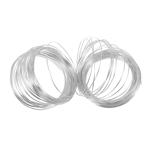 CIMAXIC Biegsamer Aluminiumdraht für Bastelarbeiten Silber für Schmuckherstellung Garten Dekoration und DIY Projekte Vielseitig Einsetzbar CIMAXIC Biegsamer Aluminiumdraht für Bastelarbeiten Silber für Schmuckherstellung Garten Dekoration und DIY Projekte Vielseitig Einsetzbar von CIMAXIC