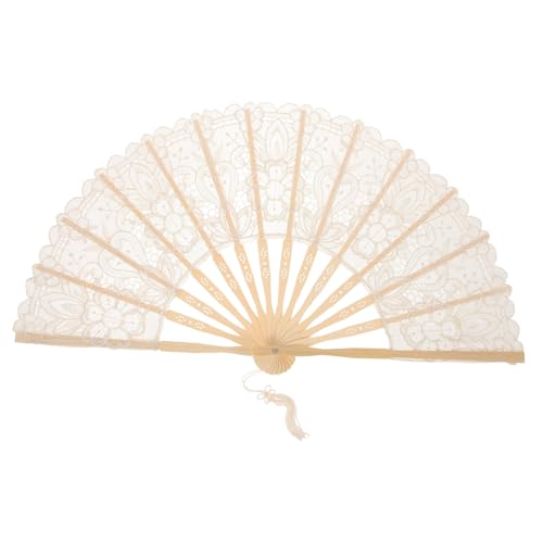 CIMAXIC Faltbarer Chinesischer Handfächer mit Spitzenbesatz und Tassel Eleganter Vintage Fächer Dekorativ und Robust Geeignet als Tanz und Fotografie Requisite für Sommer und Party CIMAXIC Faltbarer Chinesischer Handfächer mit Spitzenbesatz und Tassel Eleganter Vintage Fächer Dekorativ und Robust Geeignet als Tanz und Fotografie Requisite für Sommer und Party von CIMAXIC