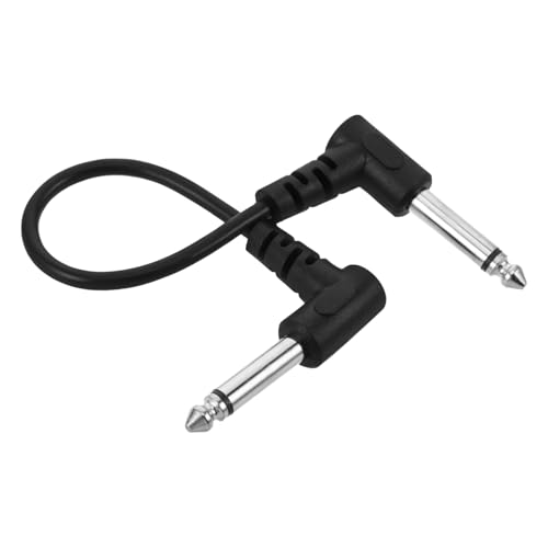 CIMAXIC Gitarrenpatchkabel für Elektrische Gitarren Abgewinkeltes Instrumentenkabel für Effektpedale Optimierte Signalübertragung und Tragbares Design für Musiker von CIMAXIC