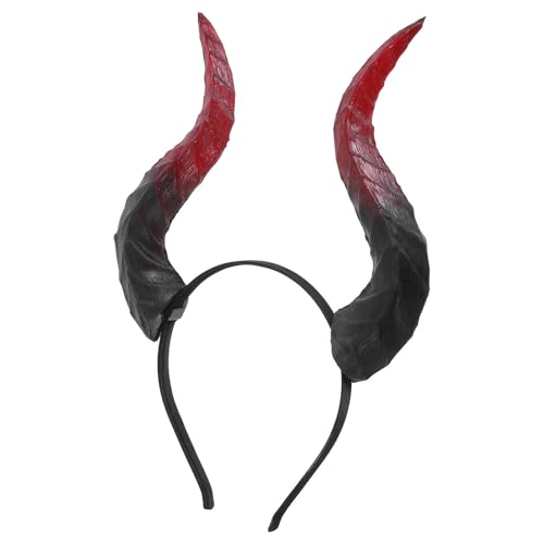 CIMAXIC Hörner-Stirnband: Halloween-Stirnband für böse Kostüme mit abnehmbaren Hörnern – leichtes Haarband für Cosplay-Maskenball-Party-Dekorationen CIMAXIC Hörner-Stirnband: Halloween-Stirnband für böse Kostüme mit abnehmbaren Hörnern – leichtes Haarband für Cosplay-Maskenball-Party-Dekorationen von CIMAXIC