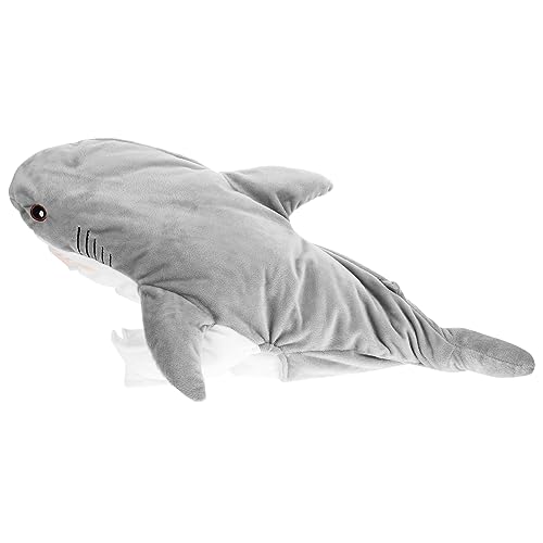 CIMAXIC Kostüm Kopfbedeckung Plüschhaifischhut Party Kinder Cosplay Halloween Weihnachten Ostern Warm von CIMAXIC