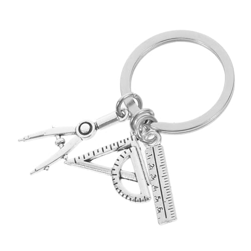 CIMAXIC Ingenieur-abschluss-schlüsselanhänger, Charm, Lineal, Kompass, Hängeanhänger, Stilvoller Schlüsselanhänger Aus Metall CIMAXIC Ingenieur-abschluss-schlüsselanhänger, Charm, Lineal, Kompass, Hängeanhänger, Stilvoller Schlüsselanhänger Aus Metall von CIMAXIC