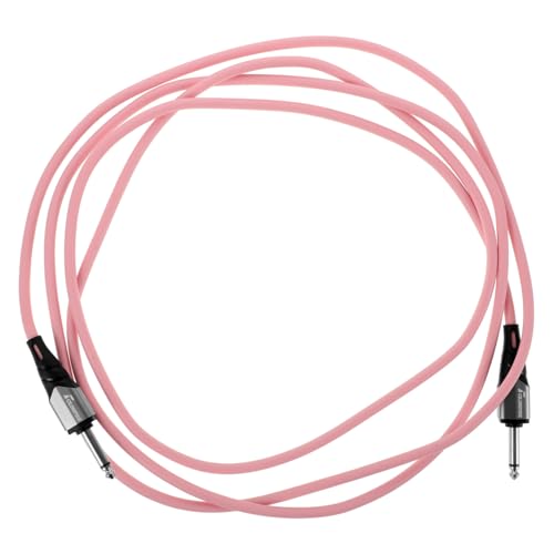 CIMAXIC Kabel Für Elektrische Gitarre Verstärkerkabel Gitarrenkabel Gitarrenverstärker-akkord Gitarrenpedalkabel Patchkabel Gitarre Gitarren-audiokabel Gitarrenakkorde Pvc Plus Metall Rosa von CIMAXIC