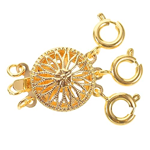 CIMAXIC Layered Halskettenschnalle Ring Schmuckverschluss für DIY Verheddert Halsketten Detangler Clasp Stilvoller und Langlebiger Halsketten Haken CIMAXIC Layered Halskettenschnalle Ring Schmuckverschluss für DIY Verheddert Halsketten Detangler Clasp Stilvoller und Langlebiger Halsketten Haken von CIMAXIC