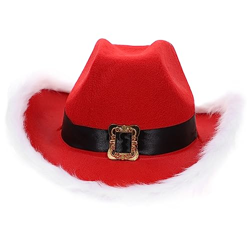 CIMAXIC Leuchtende Weihnachtsmütze Im Western-stil Weihnachtsparty-hut - Für Erwachsene CIMAXIC Leuchtende Weihnachtsmütze Im Western-stil Weihnachtsparty-hut - Für Erwachsene von CIMAXIC