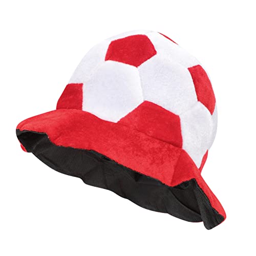 CIMAXIC Mütze Für Kinder Fußball-Sachen Partyhüte Für Erwachsene Fußball-Mütze Fußball-Sachen Jubel-Requisite Polyester Schöne Fußball-Mütze Fußball-Mütze von CIMAXIC