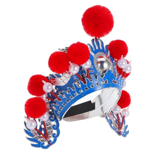 CIMAXIC Traditioneller Chinesischer Peking-opernhut Kopfbedeckung Bühnenaccessoires Herren Und Damen Für Mehrere Anlässe CIMAXIC Traditioneller Chinesischer Peking-opernhut Kopfbedeckung Bühnenaccessoires Herren Und Damen Für Mehrere Anlässe von CIMAXIC