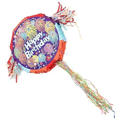 Requisiten für Geburtstagsfeiern Piñata-Requisite Pinata-Dekoration zum Dekorationen für Geburtstagsfeiern das Geschenk Spielversorgung Pinata aus Papier zum Geburtstag Füllung von CIMAXIC