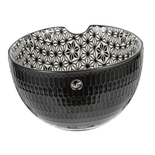 CIMAXIC Schale aus Keramikwolle Schüsseln Erwachsene Stricken Lagerung Garn Schüssel strickschüssel keramik schüssel keramikschüssel schüssel keramik Vorratsbehälter mit Garn Korb Black von CIMAXIC