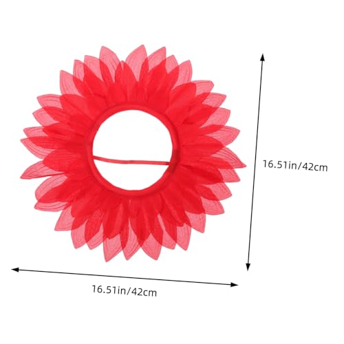 CIMAXIC Sonnenblumen Kopfband für Lustiges Kostüm Accessoire für Partys Karneval und Fotoshootings Leichtes und Bequemes Material Rot CIMAXIC Sonnenblumen Kopfband für Lustiges Kostüm Accessoire für Partys Karneval und Fotoshootings Leichtes und Bequemes Material Rot von CIMAXIC