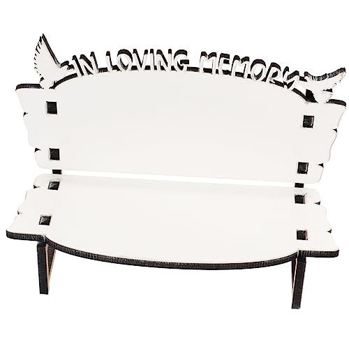CIMAXIC Sublimationsstuhl Ornament Holz Diy Dekoration Leeres Tischdekor für Designs Leicht zu Lagern für Persönliche und Erinnerungen von CIMAXIC