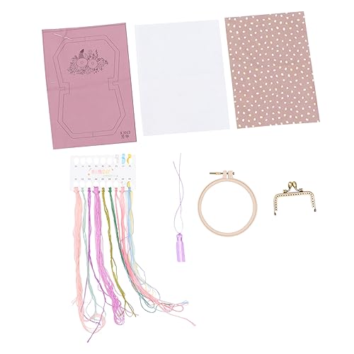 CIMAXIC Taschenstickerei embroidery set taschentücher stoffschultüte handystativ purse Nadel Handwerk für Erwachsene Maschine Frau Handarbeitswerkzeuge Stickwerkzeuge für Anfänger Violet CIMAXIC Taschenstickerei embroidery set taschentücher stoffschultüte handystativ purse Nadel Handwerk für Erwachsene Maschine Frau Handarbeitswerkzeuge Stickwerkzeuge für Anfänger Violet von CIMAXIC