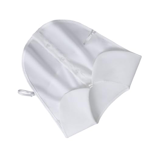 CIMAXIC Weißer Abnehmbarer Kragen: Rundhals-imitat-hemd-accessoire - Wiederverwendbarer Chiffon-einsatz Für Cocktailpartys - Lagenstück Für Mäntel Und Rollkragenpullover CIMAXIC Weißer Abnehmbarer Kragen: Rundhals-imitat-hemd-accessoire - Wiederverwendbarer Chiffon-einsatz Für Cocktailpartys - Lagenstück Für Mäntel Und Rollkragenpullover von CIMAXIC