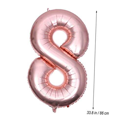 CIMAXIC Zahl 80 Folienballon Rosé Dekorative Ballons Für Geburtstagsfeiern Jubiläen Und Partys Jumbo Aluminiumfolie Luftballons Für Kreative Fotorequisiten CIMAXIC Zahl 80 Folienballon Rosé Dekorative Ballons Für Geburtstagsfeiern Jubiläen Und Partys Jumbo Aluminiumfolie Luftballons Für Kreative Fotorequisiten von CIMAXIC