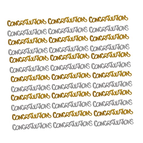 Esszimmertischdekoration Hutform-Design Grad Konfetti Abschlussfeier Konfetti Ornament Party Konfetti Konfetti-Dekorationen Pailletten schmücken Absolvent von CIMAXIC